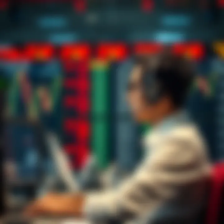 Emotional Control for Successful Options Trading Illustration of emotional control and decision making in stock market trading