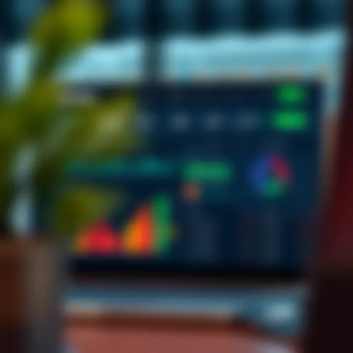 Dashboard interface of Quotex online trading platform showcasing real-time charts and asset options