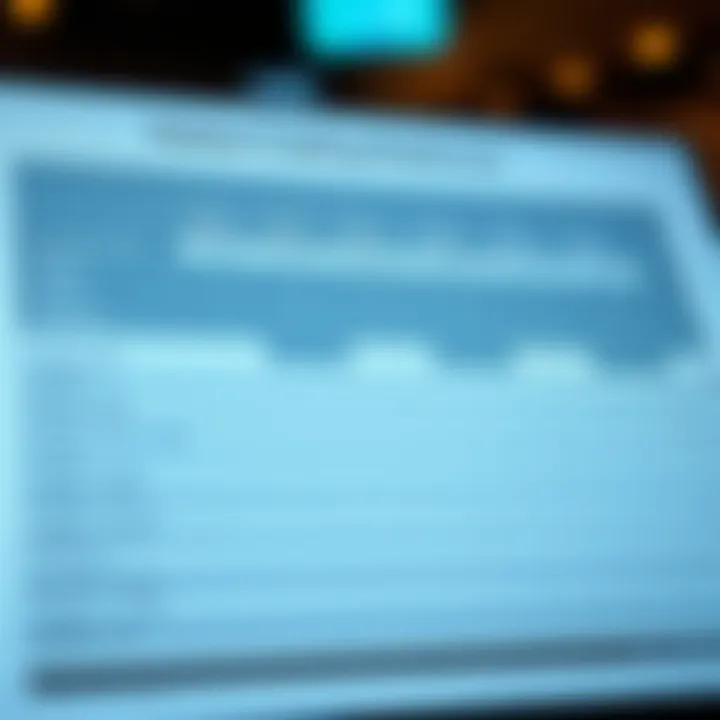 Comparison chart of features and tools available in different Forex trading platforms