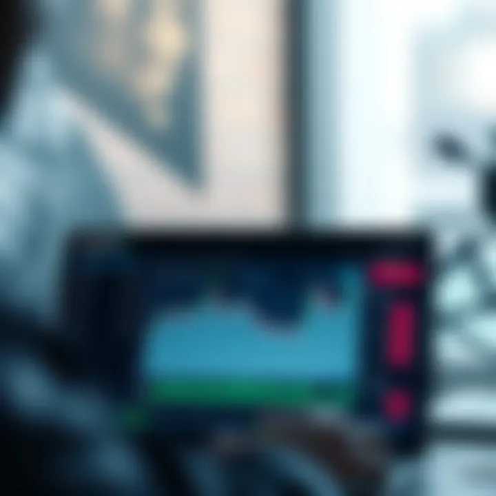 Pocket Option Demo Account Interface Overview Illustration of a digital trading platform interface showcasing demo account features and charts