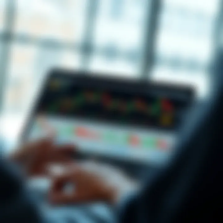 Chart illustrating strategy application and risk management using Pocket Option signals