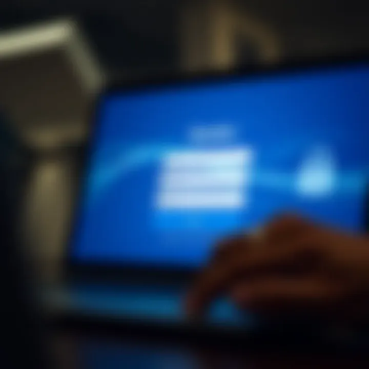 Login screen of Quotex platform showing secure access fields