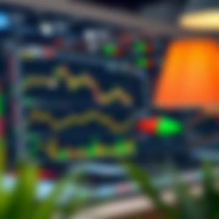 Dashboard showcasing trading tools and charts for optimizing online negotiations