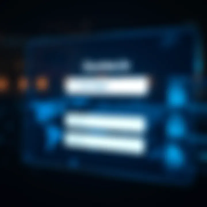 Secure login interface on Quotex.io platform with username and password fields