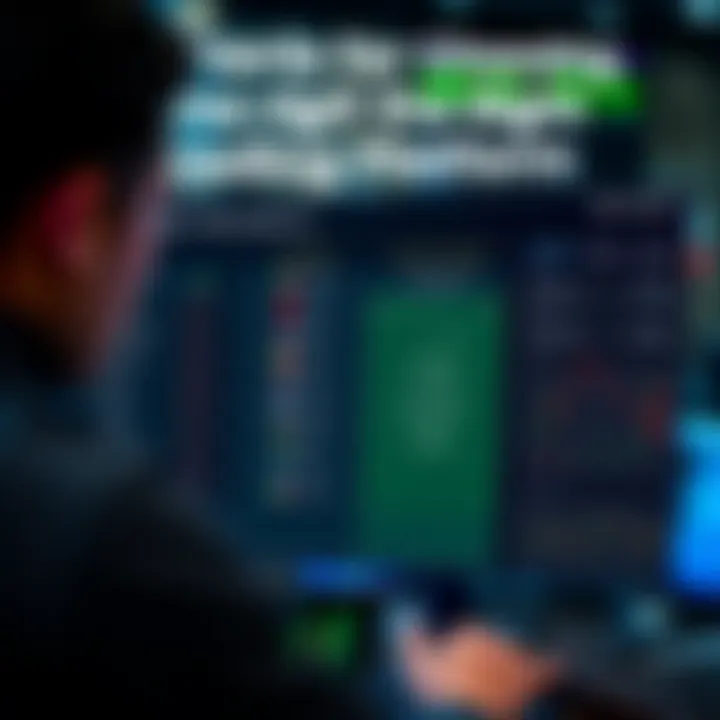 Comparison chart displaying key criteria for selecting trading platforms based on user profiles