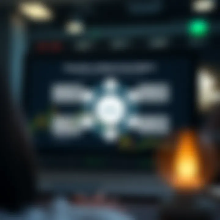 Diagram illustrating criteria for selecting an effective forex trading platform with key features highlighted