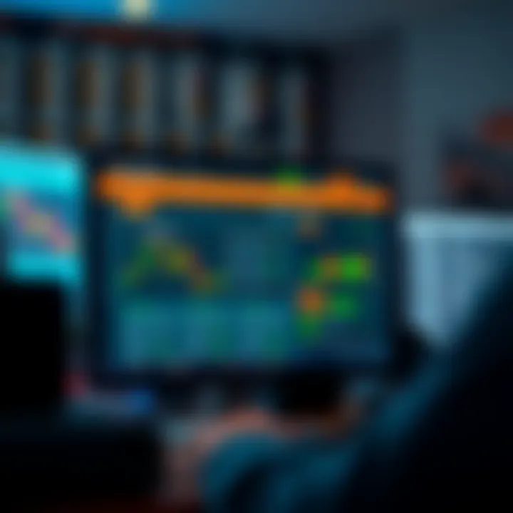 Pocket Option software interface displayed on a computer screen highlighting trading features