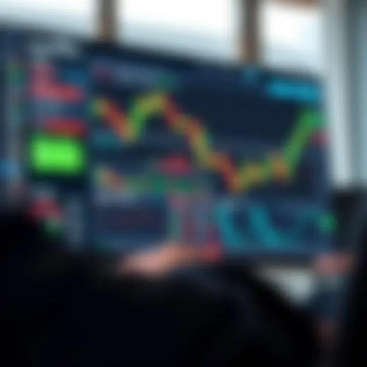 Interface of Pocket Option platform showing trading charts and tools