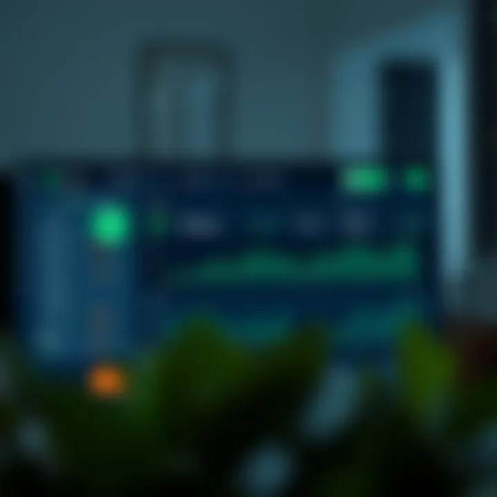 Dashboard overview of Quotex platform featuring account management and trading tools