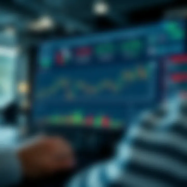 Dashboard of Quotex trading platform showing various financial instruments and charts