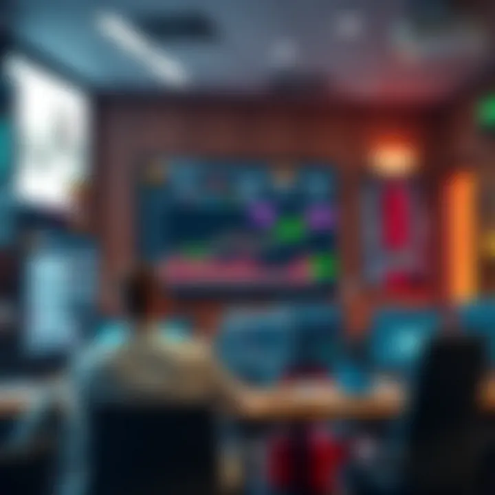 Graphical representation of trading performance improvement and strategy optimization