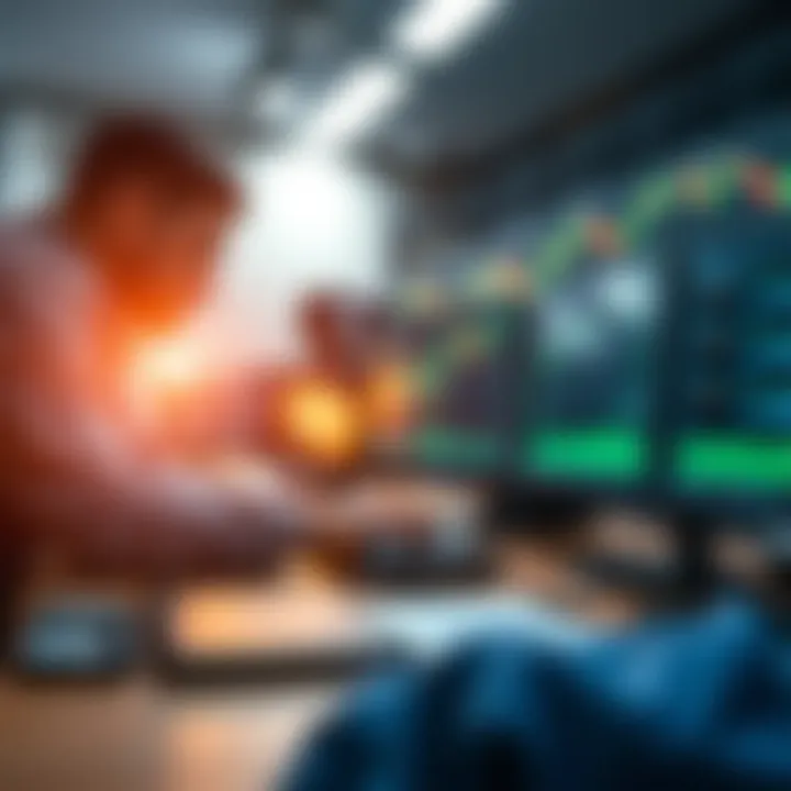 Risk Management and Trading Strategies in Forex Proprietary Desks Illustration showing risk management and strategies in Forex proprietary trading
