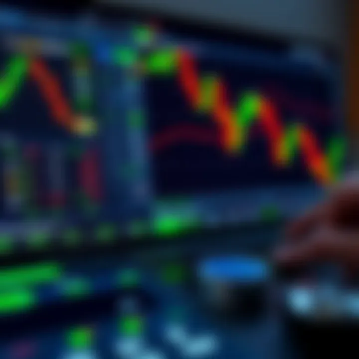 Visual representation of financial assets and trading tools available on Olymp Trade
