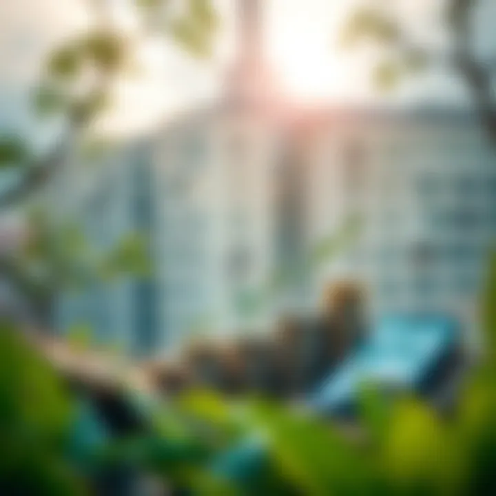 Illustration showing financial growth and investment opportunities with Pocket Corretora