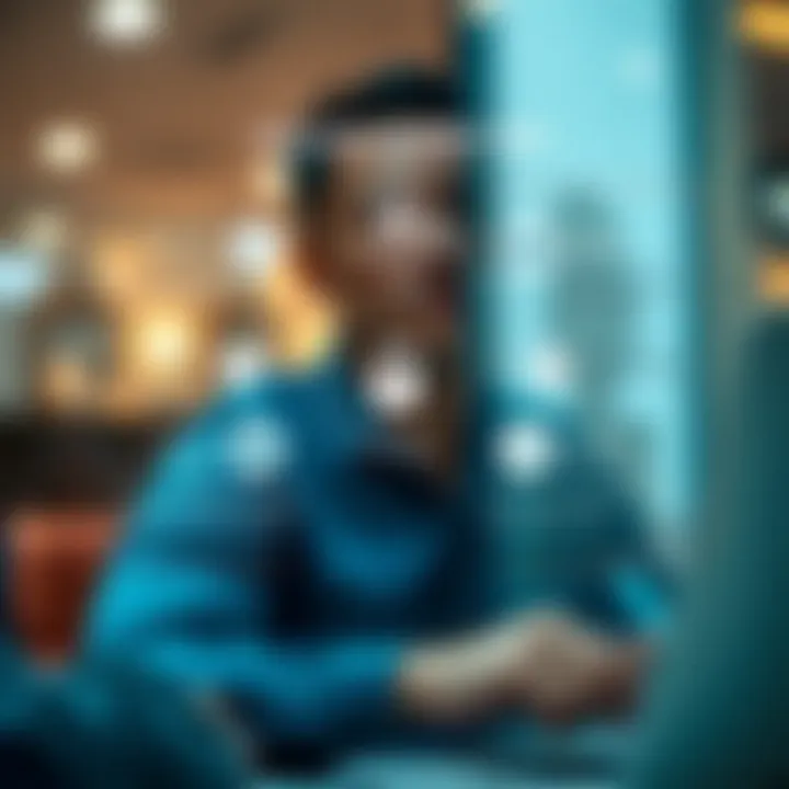 Diagram detailing security features and user interface of Pocket Corretora platform