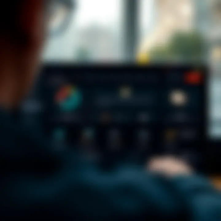 Interface showcasing Poket’s main dashboard with highlighted features