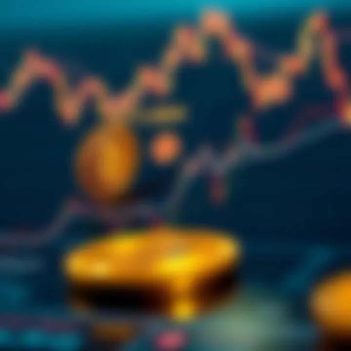 Graph showing Bitcoin price trends influenced by economic and regulatory factors