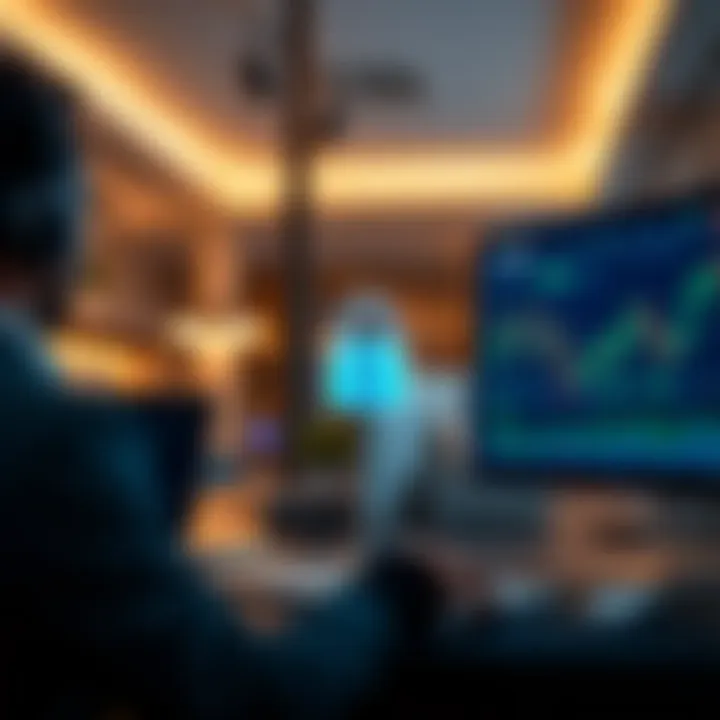 Visual representation of secure online trading environment emphasizing confidentiality and safe transactions