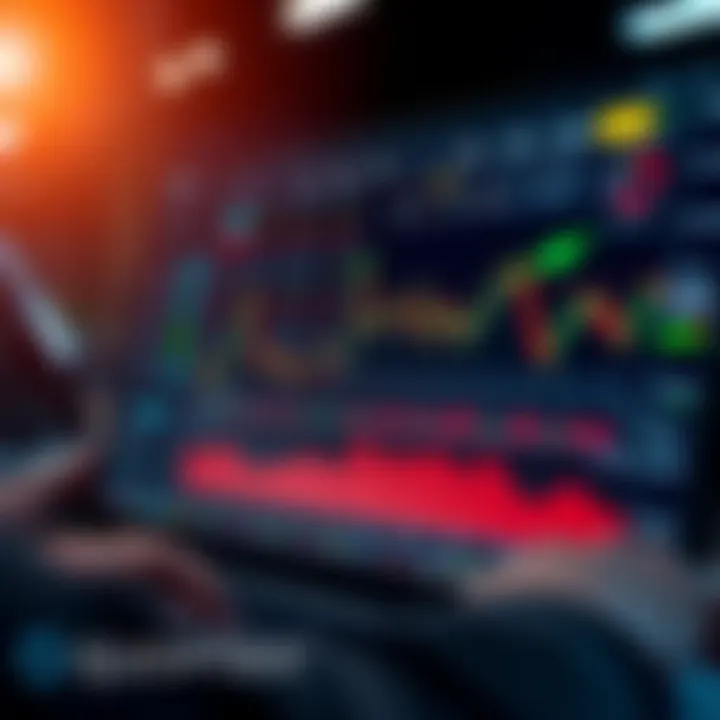 User interface displaying trading options and market data on Quoptex platform