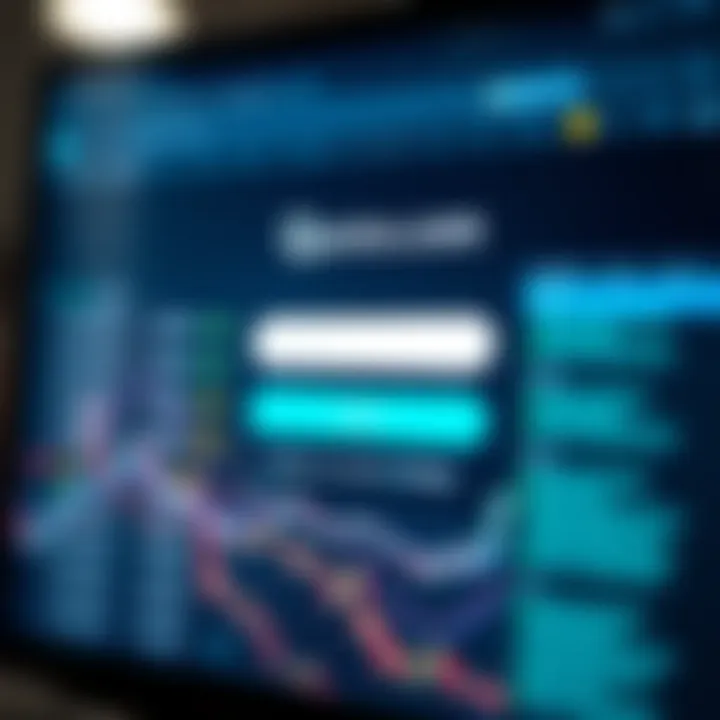 User interface displaying login fields on Quotex.com platform