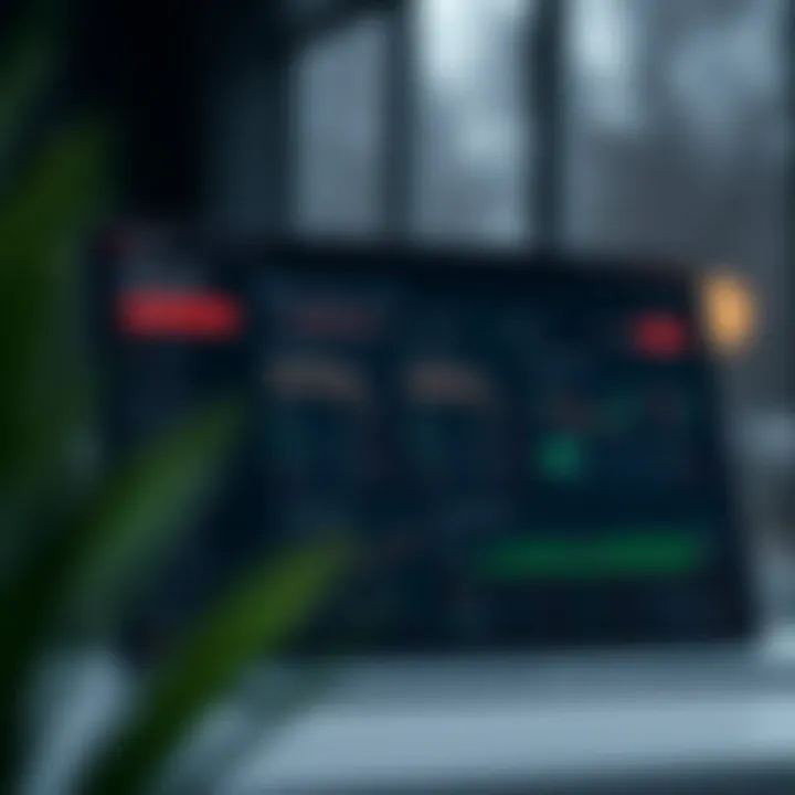 Dashboard showcasing main features and trading tools available on Quotex platform