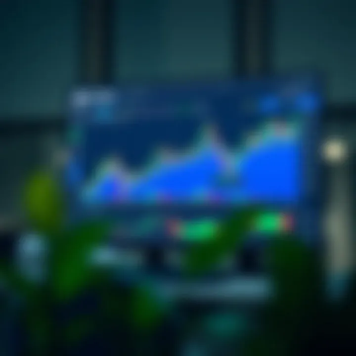 Graph displaying trading strategies and performance analytics on Quotex Trader