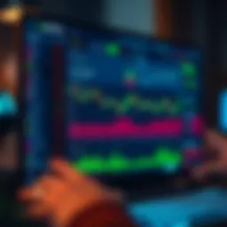 Quotex Trading Platform Interface Interface of Quotex trading platform showing various financial charts and asset options