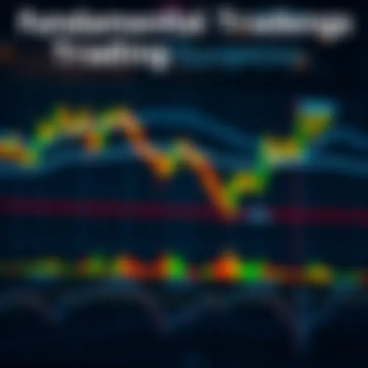 Graph demonstrating basic trading strategies and market movements on Quotex