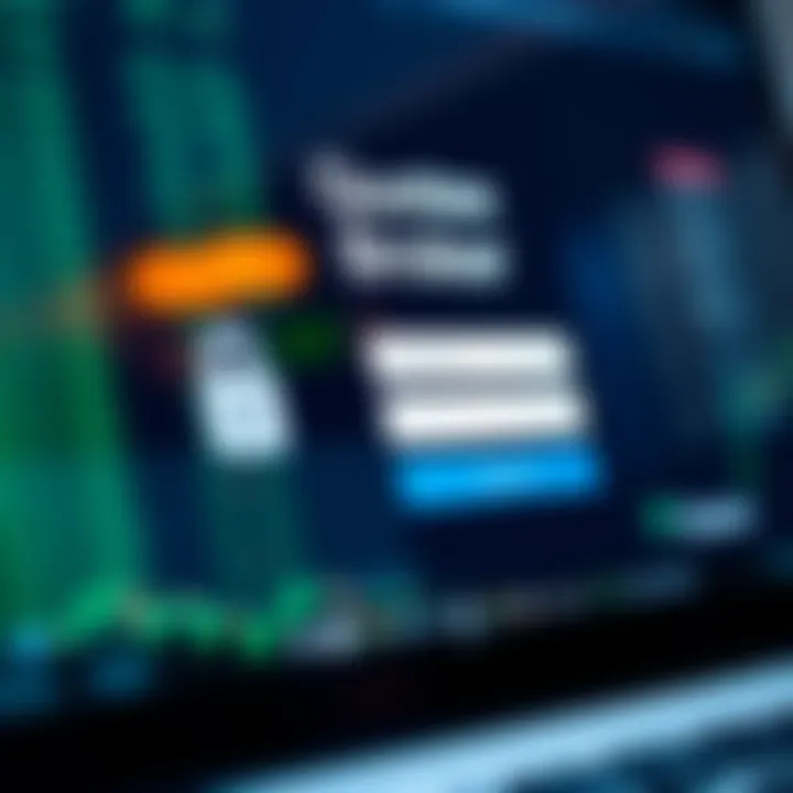 Secure login interface on Quotex Broker platform showing username and password fields