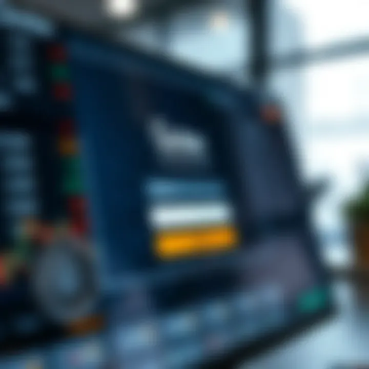 Secure login screen displaying username and password fields on a digital trading platform