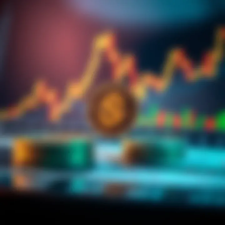 Illustration of technical and fundamental analysis tools applied to Solana cryptocurrency