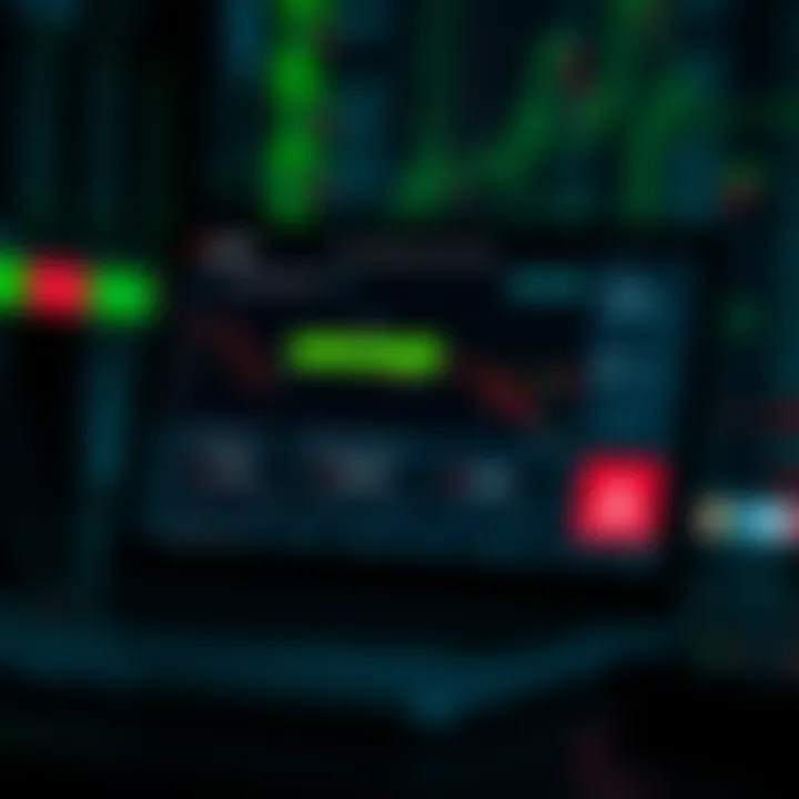 Illustration of internet connection status and troubleshooting tools for online trading