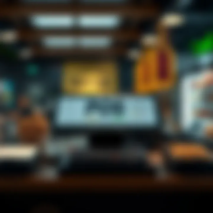 Diagram displaying types of POS systems and their relevance in modern market environments