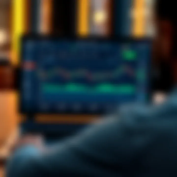 Screenshot of the Quotex trading platform displaying a demo account interface with various trading charts and options