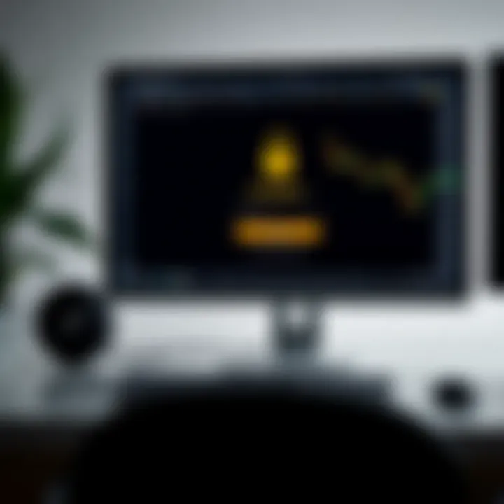Secure Access to IQ Option on Computer Secure login screen of IQ Option platform emphasizing user safety and account protection
