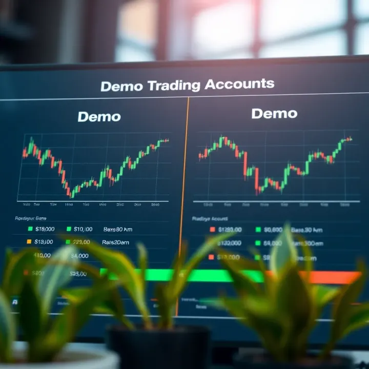 Comparison chart highlighting the differences between demo and real trading accounts on Quotex platform