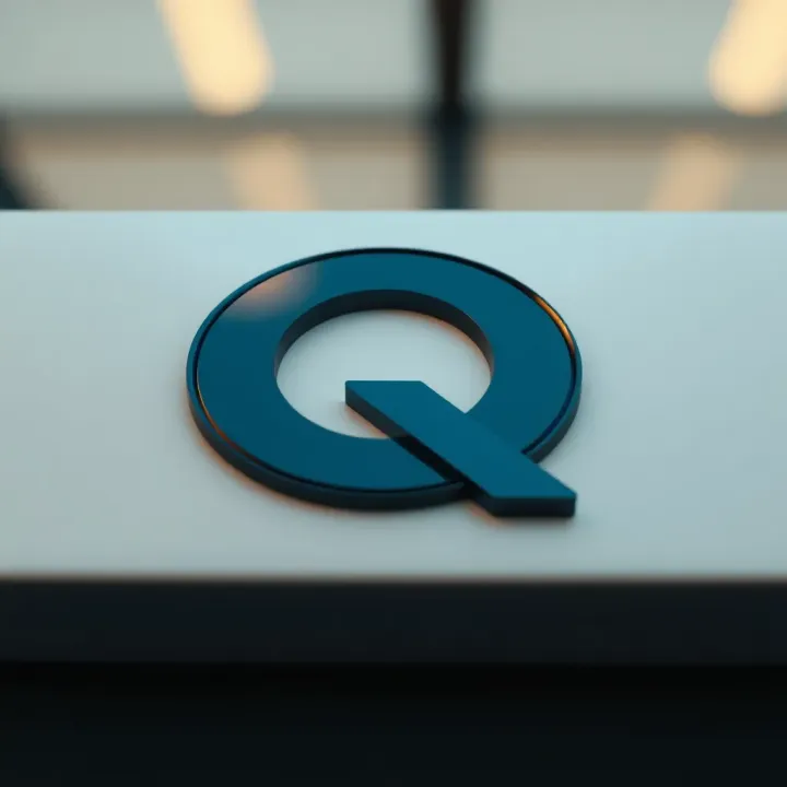 Quotex Logo Design Elements Explored Detailed view of Quotex logo showcasing design elements and color scheme