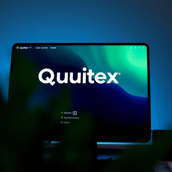 Installation screen of Quotex software on Windows PC