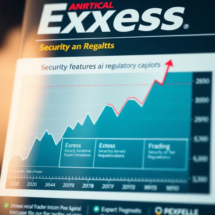 Graph showing Exness broker security features and regulatory compliance