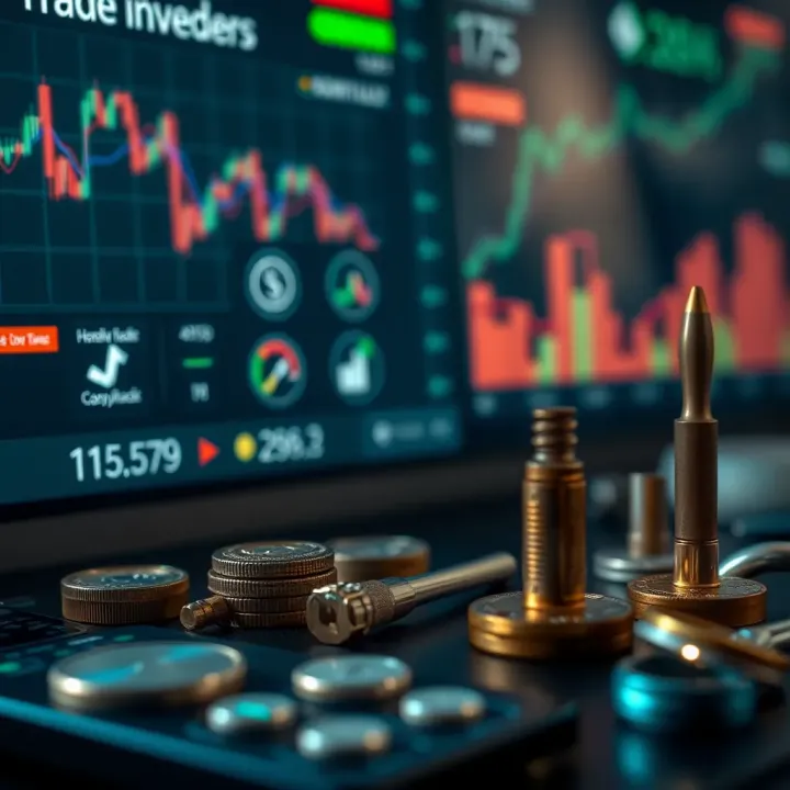Financial tools and icons representing security, costs, and regulations for investing
