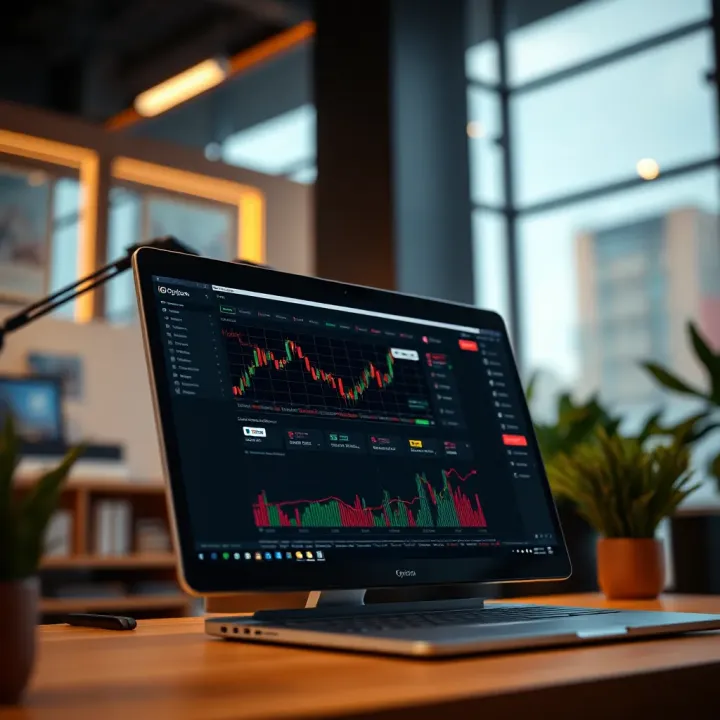 Comprehensive overview of trading platform interface showing key features