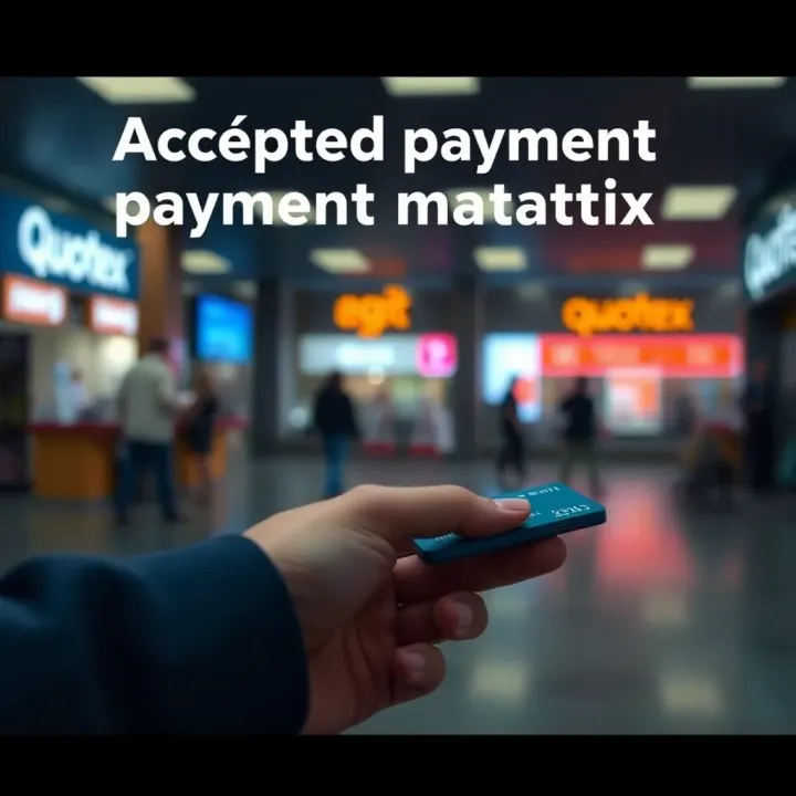 Digital payment options available on Quotex platform