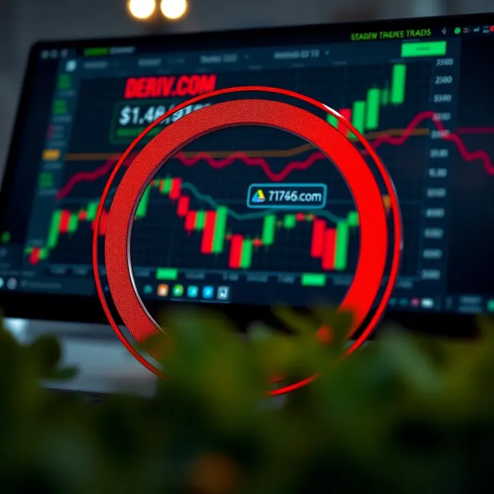 Visual representation of online trading risks and regulatory compliance for Brazilian investors