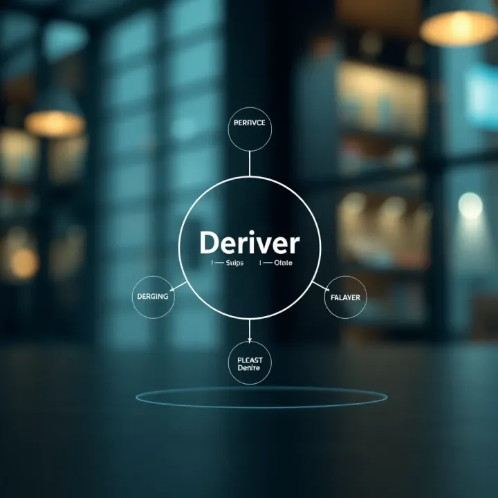 Diagram illustrating the concept and key components of deriver in various contexts