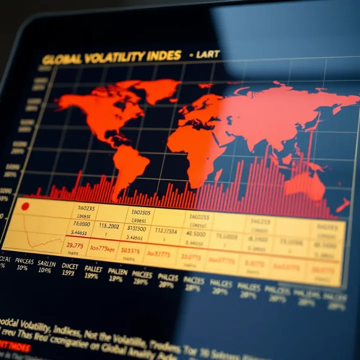 Chart comparing different global volatility indices highlighting their calculation methods
