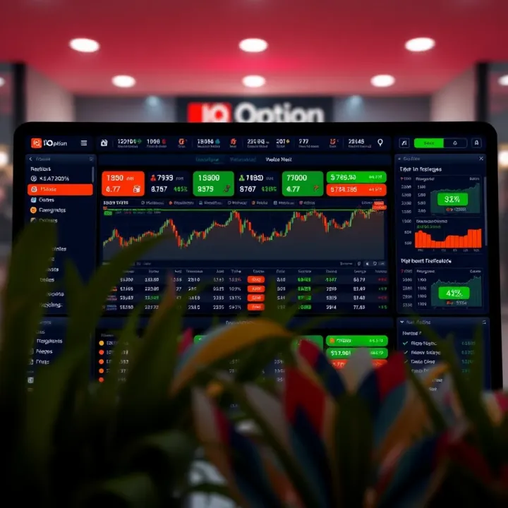 Overview of investment platform dashboard showing various financial assets and trading options