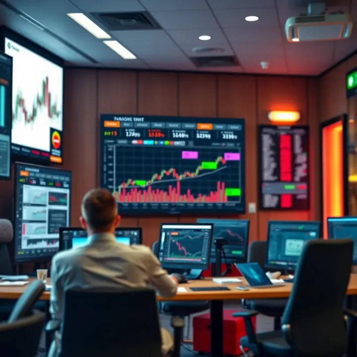 Graphical representation of trading performance improvement and strategy optimization