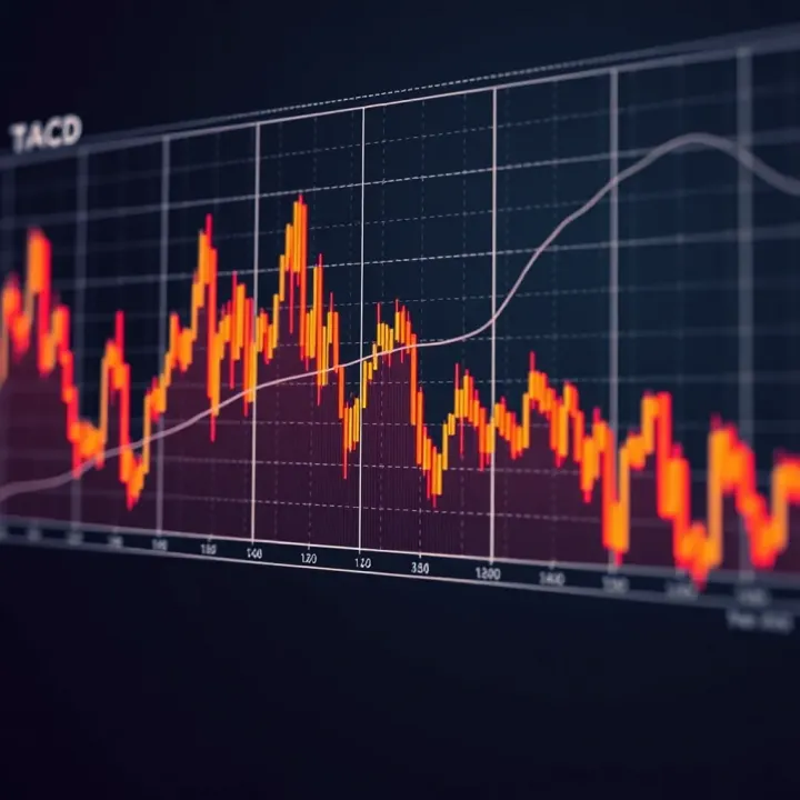 Graph illustrating MACD signal line crossovers and histogram for short-term trading strategies
