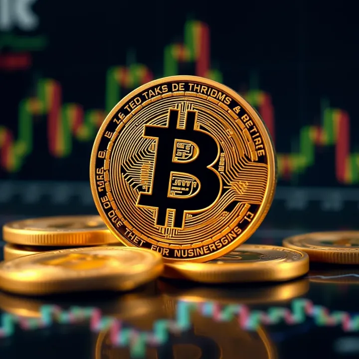 Market Trends and Economic Influences on Bitcoin Value Visual representation of market trends and economic factors influencing Bitcoin value