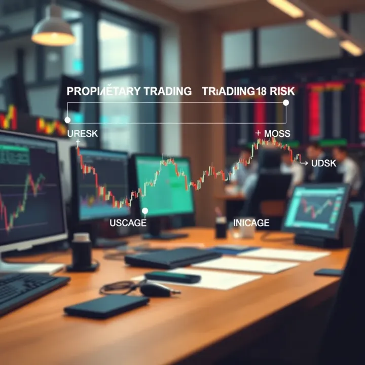 Proprietary Trading Desk Function and Risk Management Diagram illustrating proprietary trading desk operations and risk management in forex market